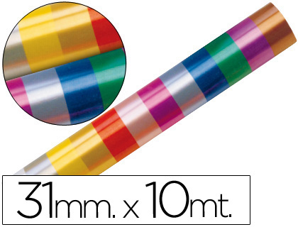 Cinta fantasía 10m.x31mm. colores surtidos